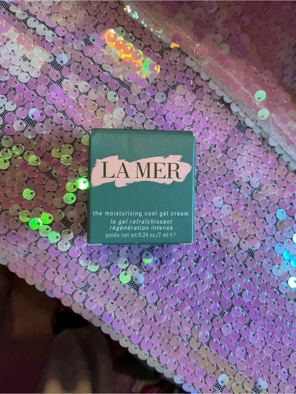 La Mer The Moisturizing Cool Gel Cream - Teal Box